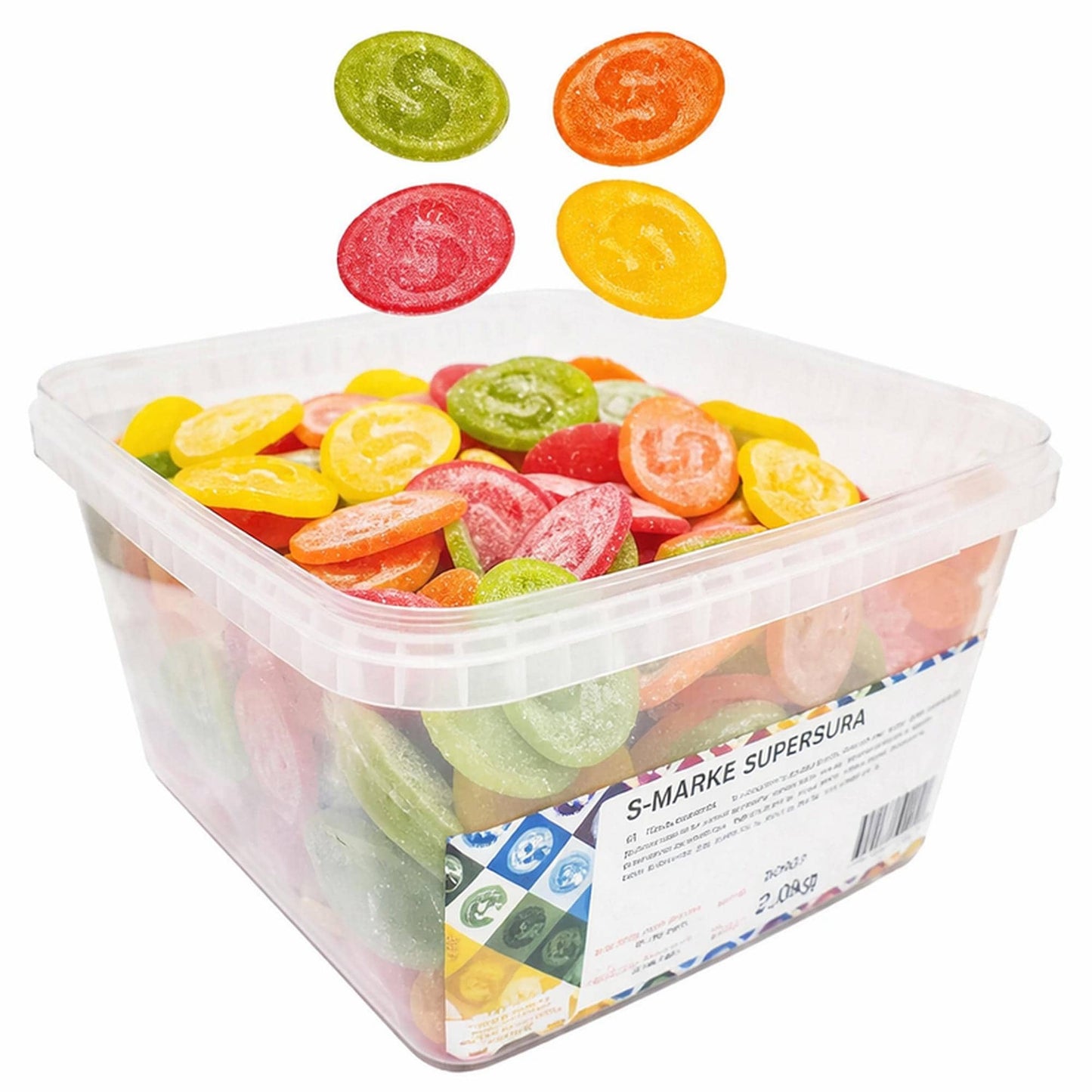 S-märke Supersura – Super Sour Swedish Pick & Mix – authentic Swedish pick & mix candy, imported from Scandinavia