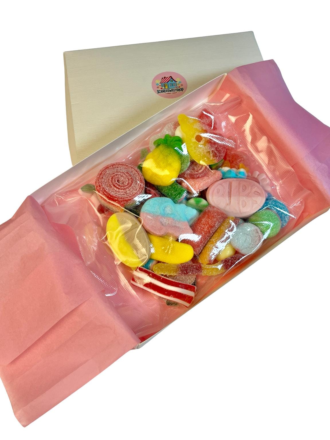 Personalised Birthday Candy Gift Box — ScandiSweetShop packaging