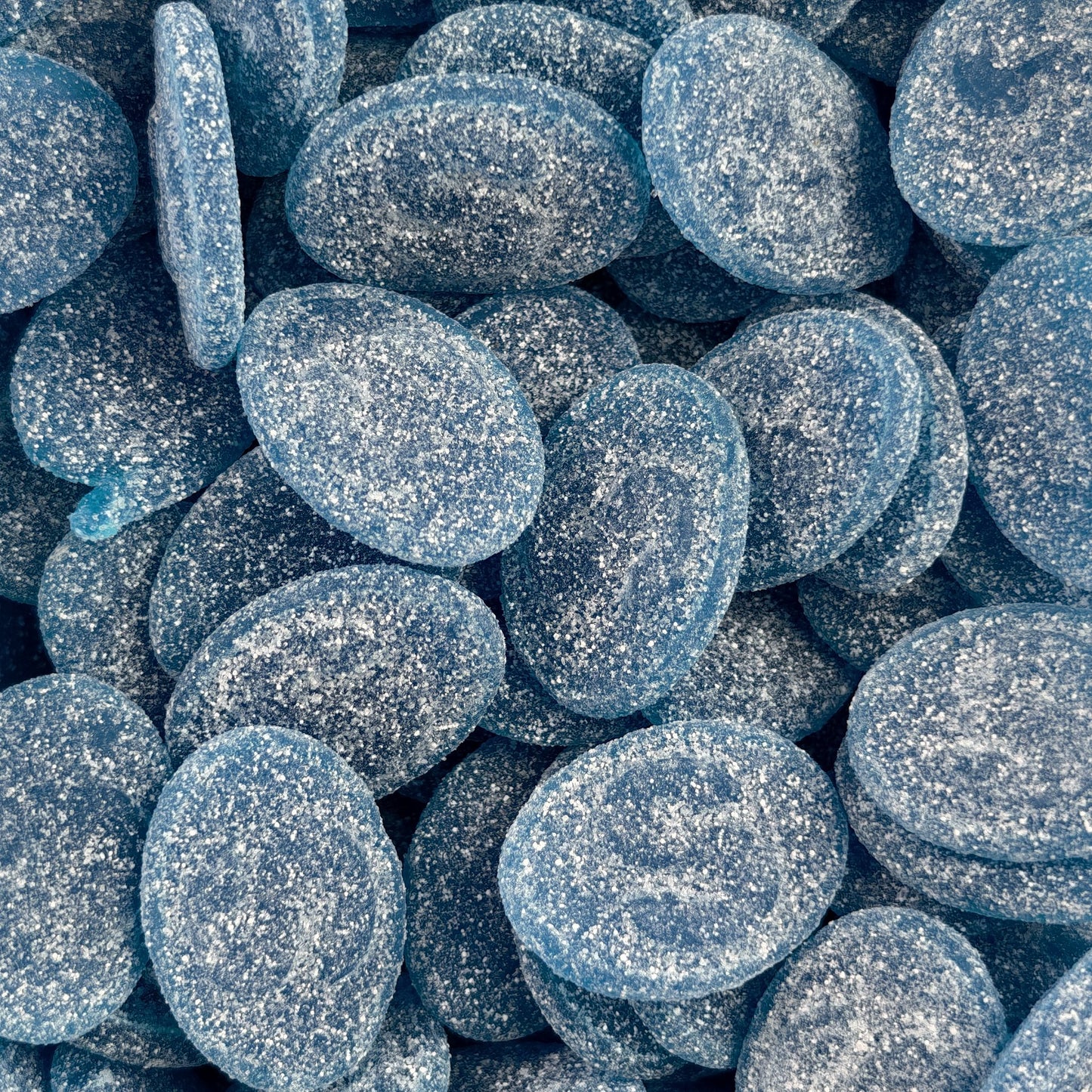 S-Märke Blue Raspberry — Classic Swedish Sour S Gummies — alt angle product image