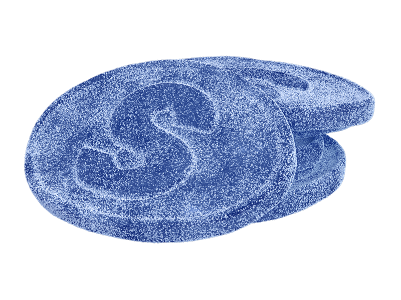 S-Märke Blue Raspberry — Sour Skull Gummies product image