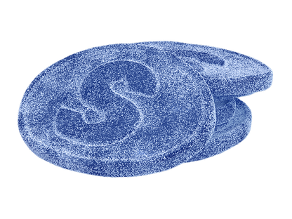 S-Märke Blue Raspberry — Sour Skull Gummies product image