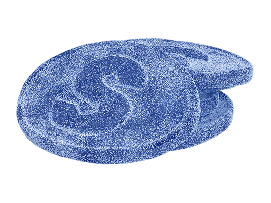 S-Märke Blue Raspberry — Sour Skull Gummies product image