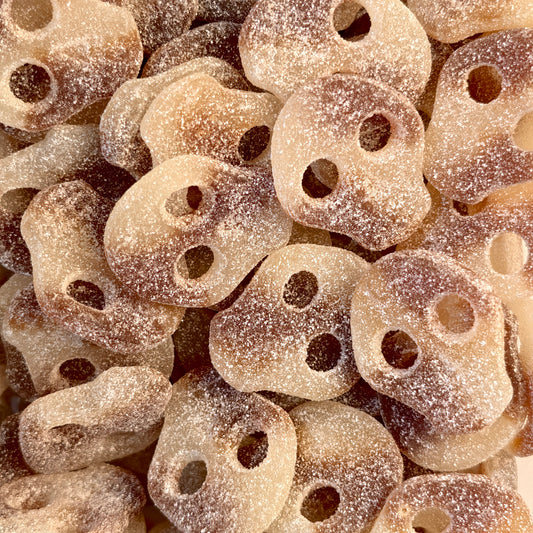 Fizzy Cola Skulls — Candy People Sour Skull Gummies | Swedish Candy