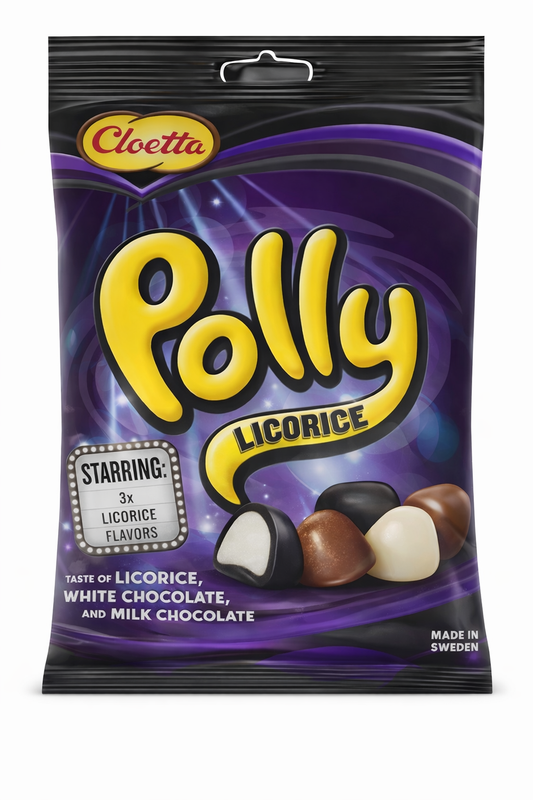 Polly Swedish Licorice Candy 150g