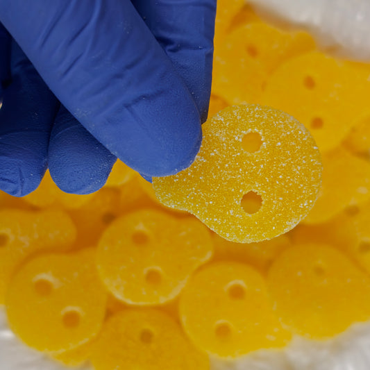 Pineapple Skulls — Halal Chewy Fruit Sweets