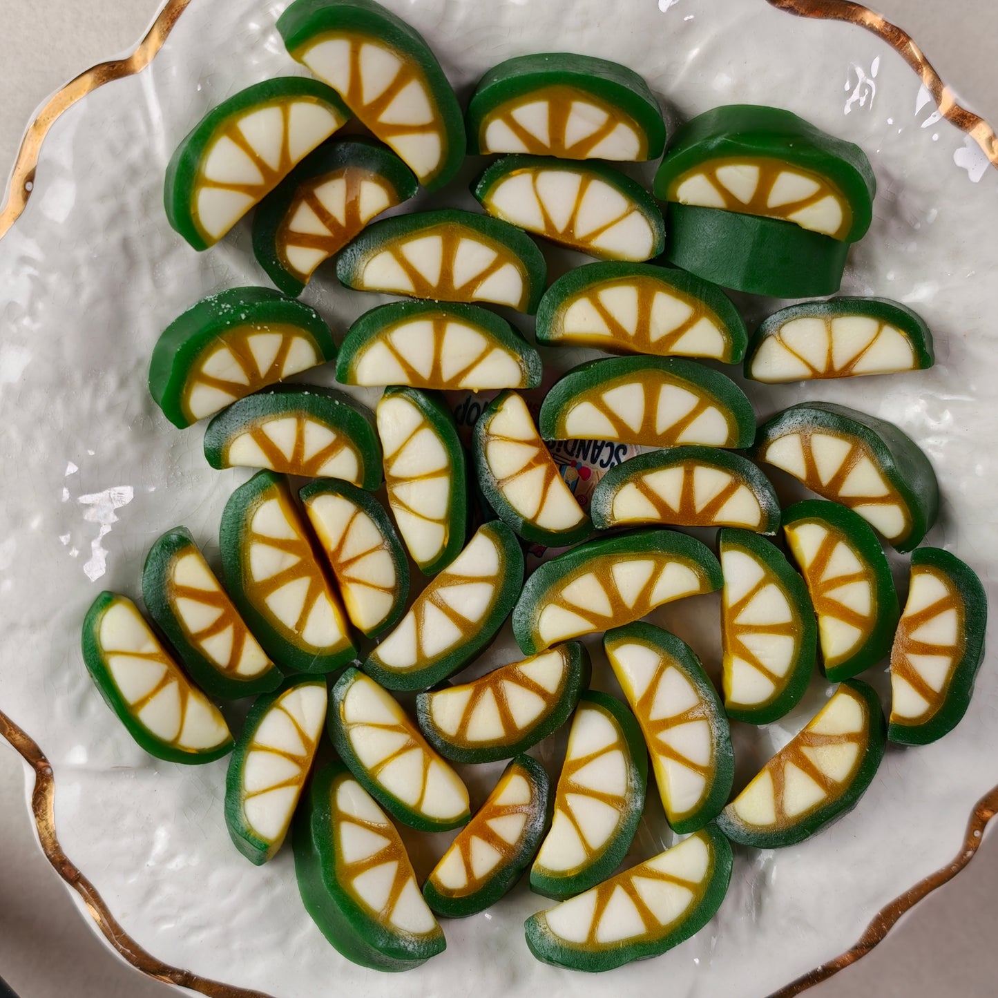 Vidal Lemon Lime Liquorice Slices — Fruit & Liquorice | Swedish Candy