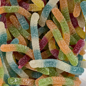 Jellioo Sour Fruktmask Gele — Multi-Flavour Gummy Worms | Swedish Candy