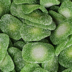 Vidal Kiwi Sugared Slices — Fruit Jelly Slices | Swedish Candy