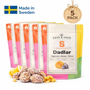 Dave & Jon’s Super Sour Ananas Dates 5 Pack