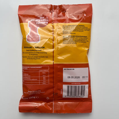 Toms Ferrari Original 130g – authentic Swedish pick & mix candy, imported from Scandinavia