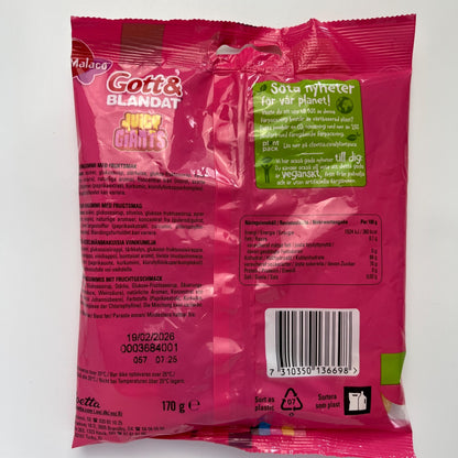 Malaco Gott & Blandat Juicy Giants 170g – authentic Swedish pick & mix candy, imported from Scandinavia