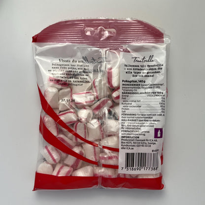 Polkagrisar – traditional Swedish peppermint candy sticks, made in Sweden