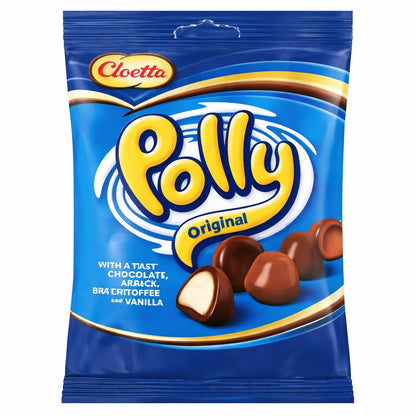 Cloetta Polly Originals Swedish Candy | Chocolate, Arrack, Butter Toffee, Vanilla – Swedish chocolate bar, imported from Scandinavia