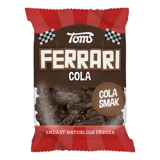Toms Ferrari Cola Gummies – authentic Swedish pick & mix candy, imported from Scandinavia