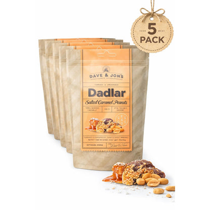 Dave & Jon's Salted Caramel Peanut Dates (5 Pack) – authentic Swedish snack, imported from Scandinavia