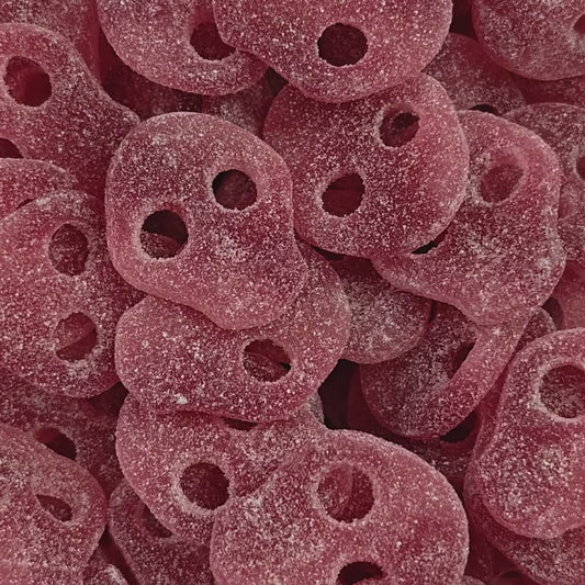 Blueberry Raspberry Skulls — Candy People Sour Sweets | Swedish Candy