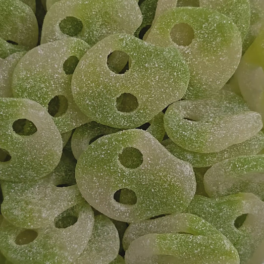 Sour Apple Skulls — Candy People Vegan Skull Sweets | Swedish Candy