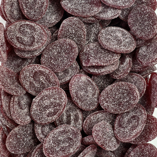 S-Märke Blackcurrant — Classic Swedish Sour S Gummies — alt angle product image